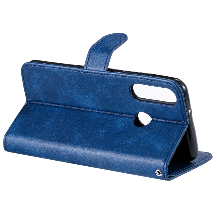 For Huawei Y6p Fashion Calf Texture Zipper Horizontal Flip Leather Case with Stand & Card Slots & Wallet Function