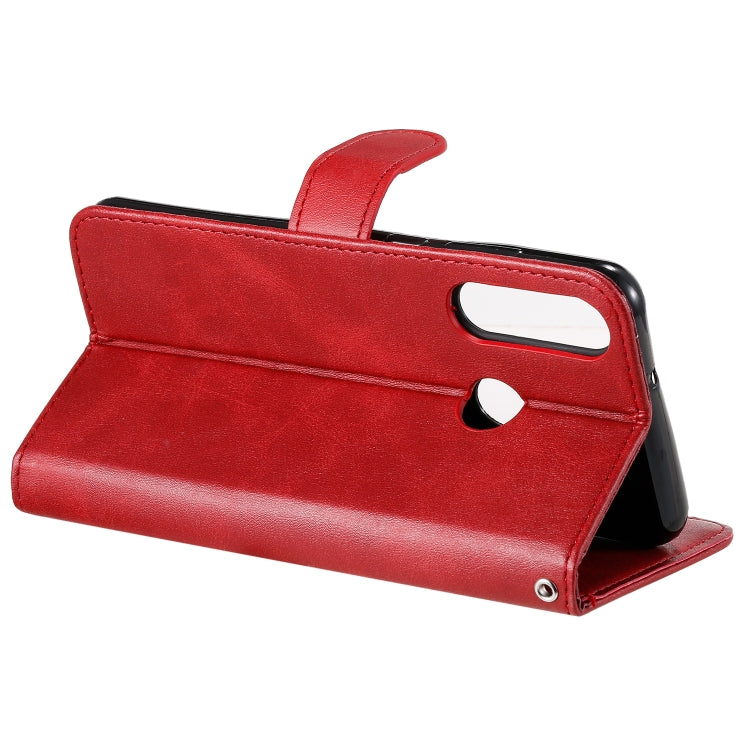 For Huawei Y6p Fashion Calf Texture Zipper Horizontal Flip Leather Case with Stand & Card Slots & Wallet Function