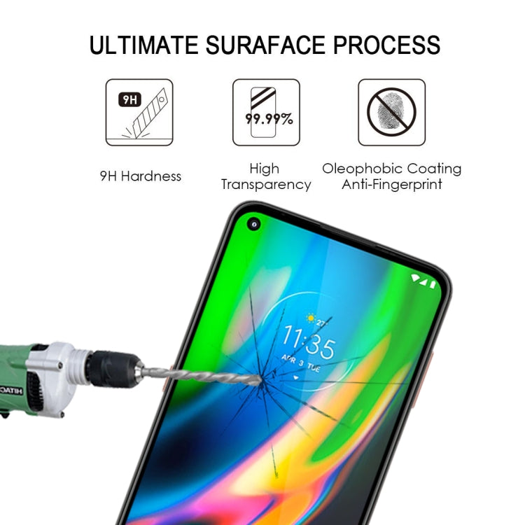 For Motorola Moto G9 Plus Full Glue Full Screen Tempered Glass Film