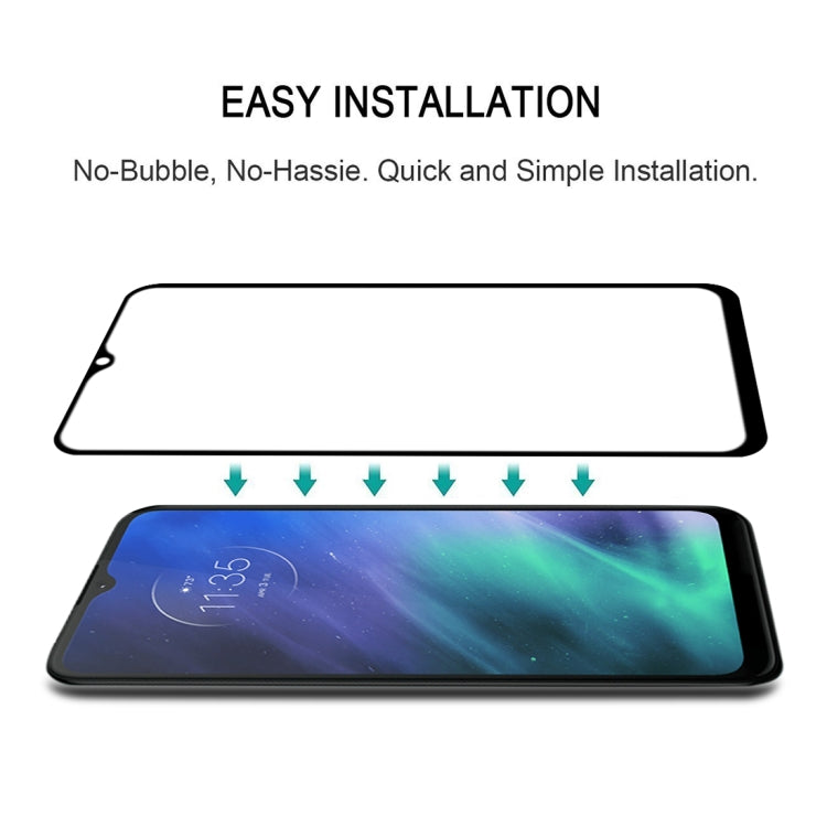 For Motorola One Fusion Full Glue Full Screen Tempered Glass Film