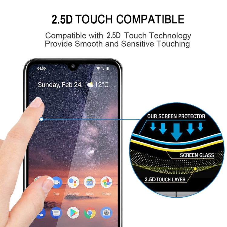 For Nokia 3.2 Full Glue Full Screen Tempered Glass Film