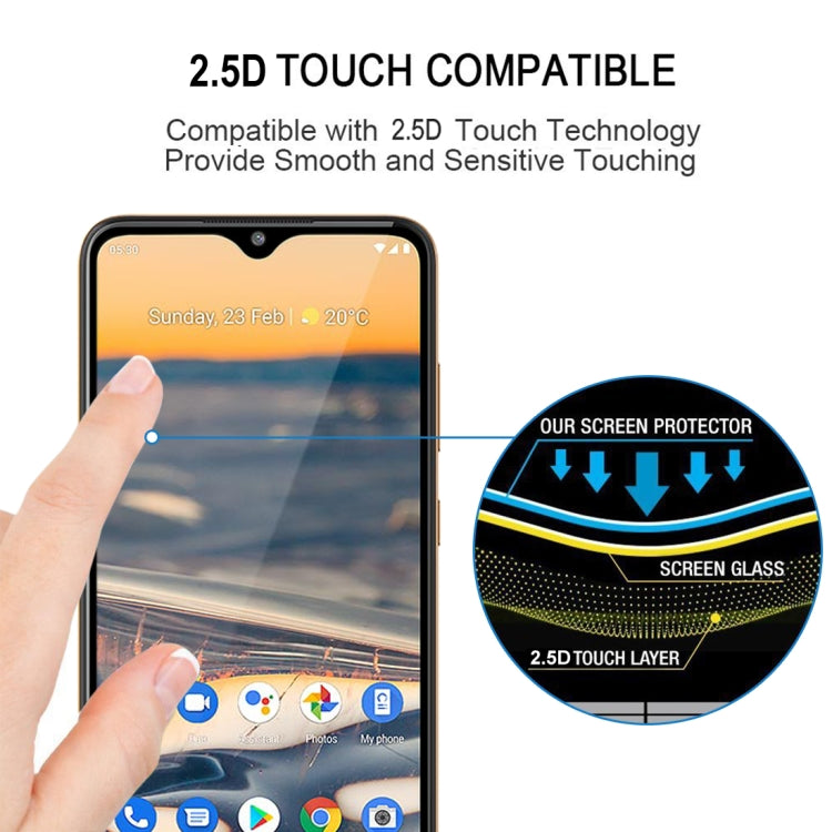 For Nokia 5.3 Full Glue Full Screen Tempered Glass Film