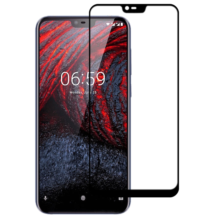 For Nokia X6 Full Glue Full Screen Tempered Glass Film