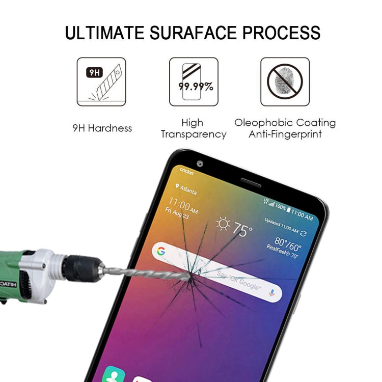 For LG Stylo 5 Full Glue Full Screen Tempered Glass Film