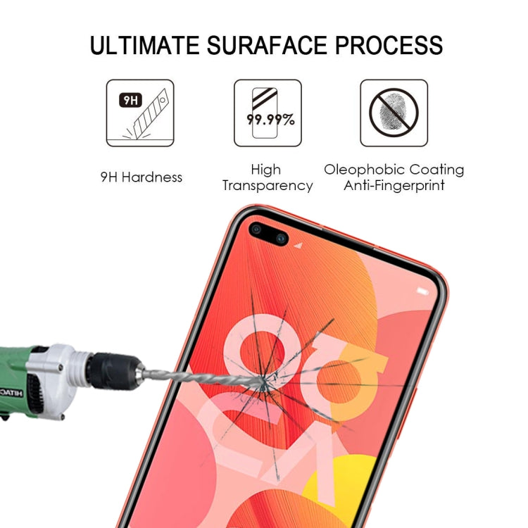 For Huawei Nova 6 Full Glue Full Screen Tempered Glass Film