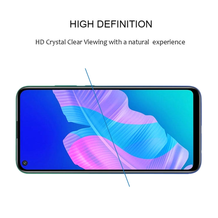 For Huawei P40 Lite E Full Glue Full Screen Tempered Glass Film