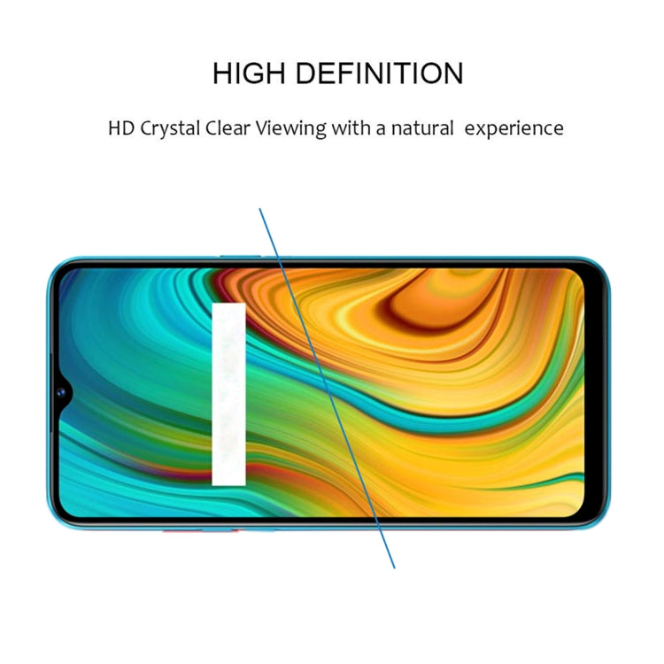 For OPPO Realme C3i Full Glue Full Screen Tempered Glass Film