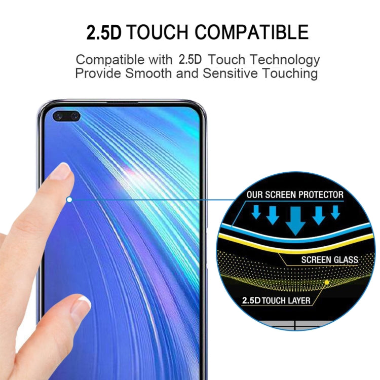 For OPPO Realme X50T Full Glue Full Screen Tempered Glass Film