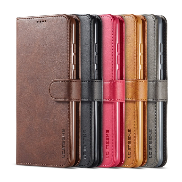 For Xiaomi Redmi 9 LC.IMEEKE Calf Texture Horizontal Flip Leather Case, with Holder & Card Slots & Wallet