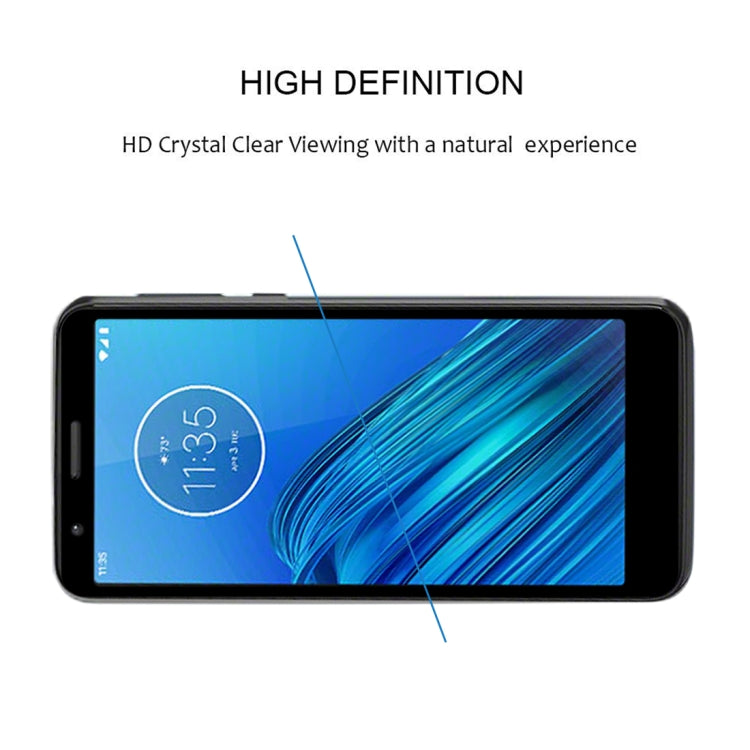 For Motorola Moto E6 25 PCS Full Glue Full Screen Tempered Glass Film
