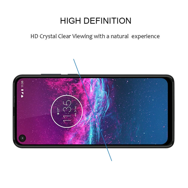 For Motorola One Action 25 PCS Full Glue Full Screen Tempered Glass Film