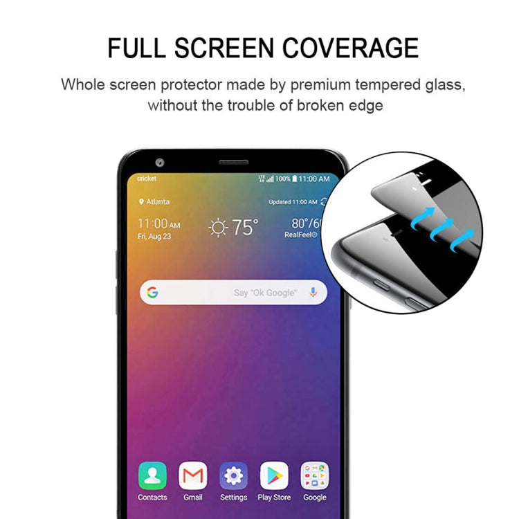 For LG Stylo 5 25 PCS Full Glue Full Screen Tempered Glass Film