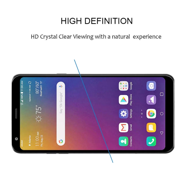 For LG Stylo 5 25 PCS Full Glue Full Screen Tempered Glass Film