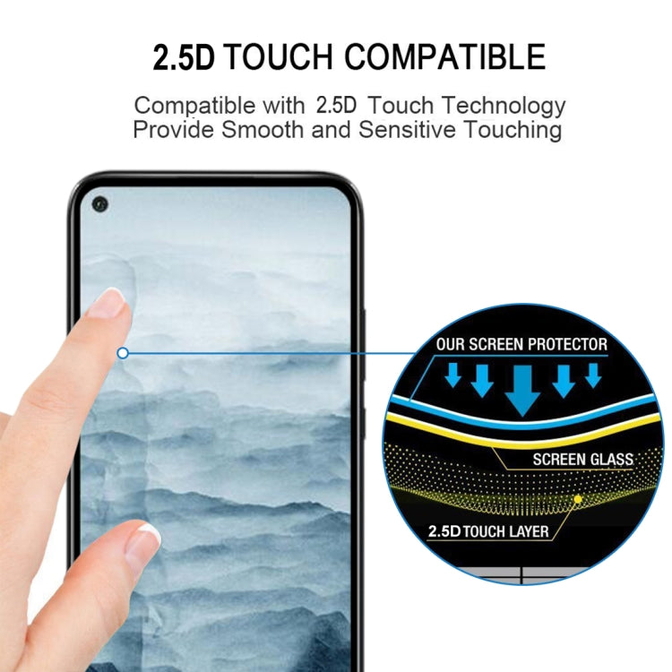 For Huawei Mate 30 Lite 25 PCS Full Glue Full Screen Tempered Glass Film