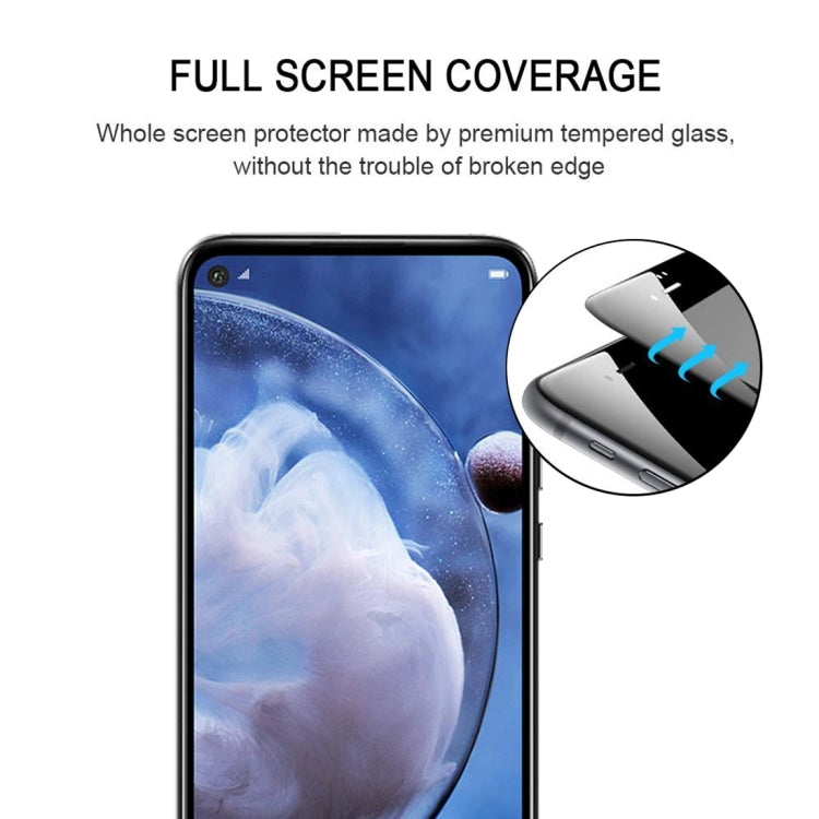 For Huawei Nova 5z 25 PCS Full Glue Full Screen Tempered Glass Film