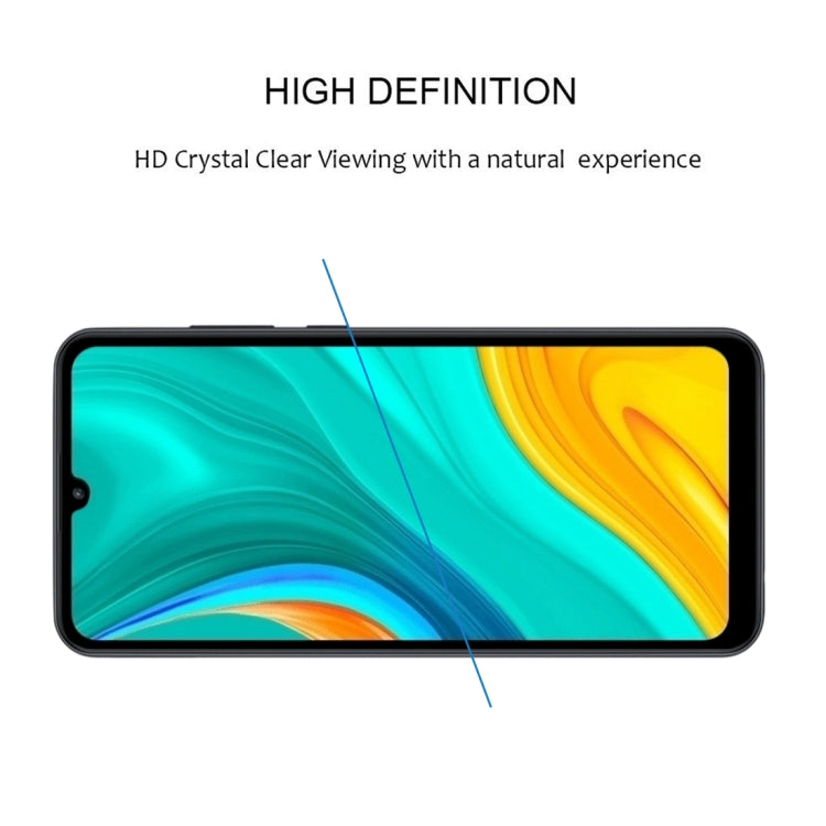 For Huawei Enjoy 10e 25 PCS Full Glue Full Screen Tempered Glass Film