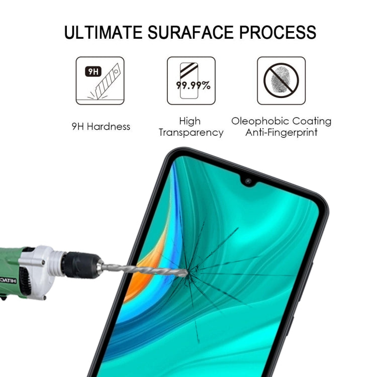 For Huawei Enjoy 10e 25 PCS Full Glue Full Screen Tempered Glass Film