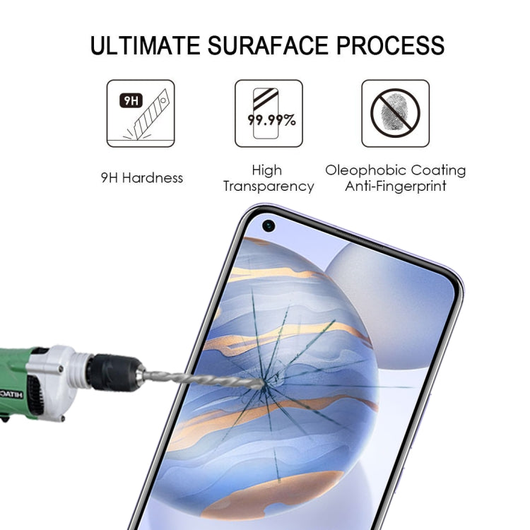 For Huawei Honor 30 25 PCS Full Glue Full Screen Tempered Glass Film