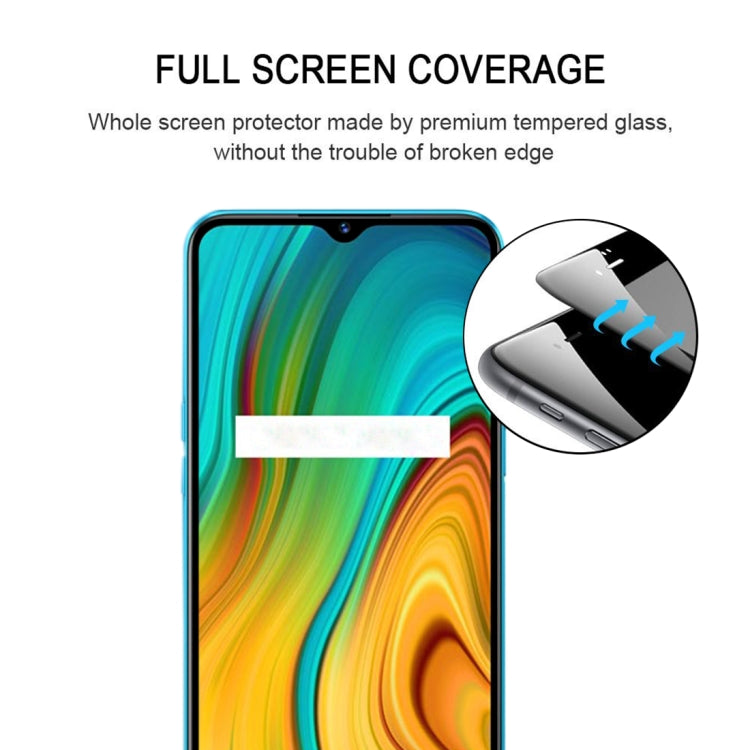 For OPPO Realme C3i 25 PCS Full Glue Full Screen Tempered Glass Film
