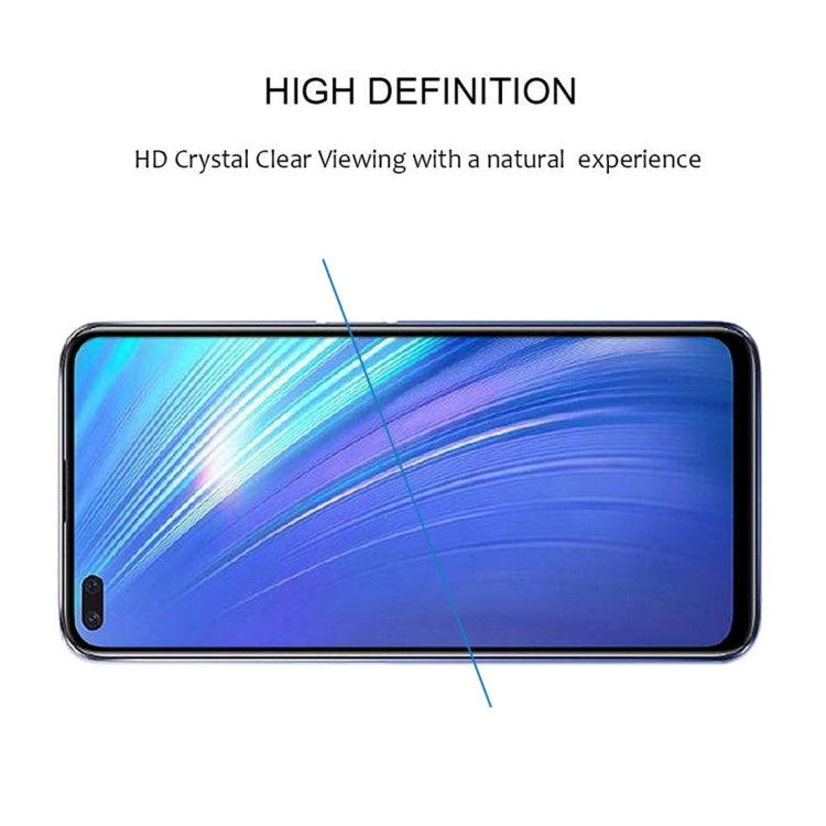 For OPPO Realme X50T 25 PCS Full Glue Full Screen Tempered Glass Film