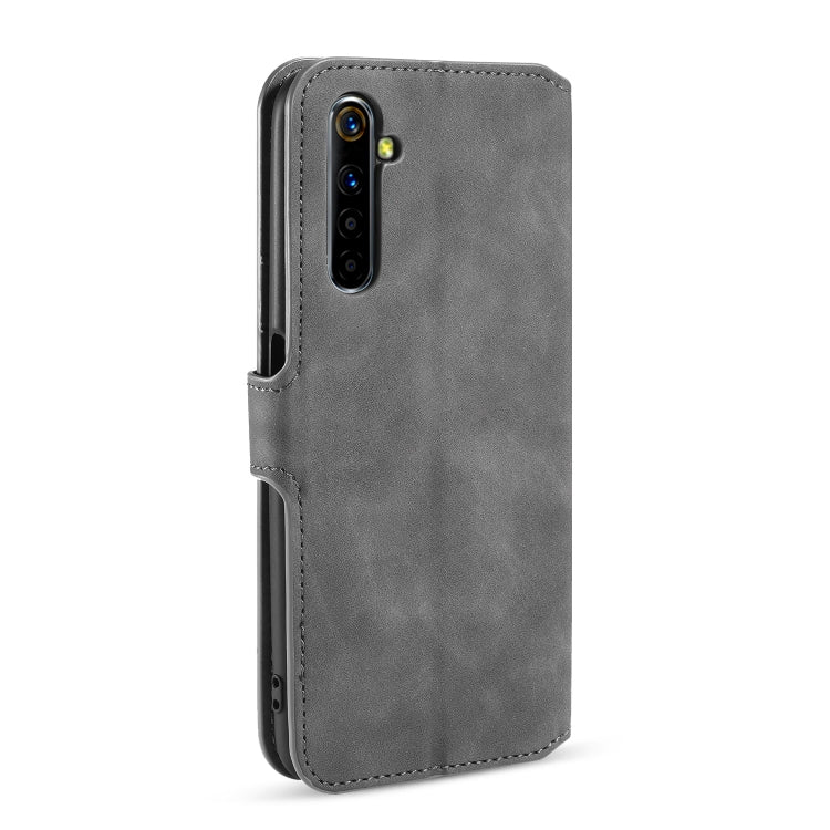 For OPPO Realme 6 Pro DG.MING Retro Oil Side Horizontal Flip Leather Case with Holder & Card Solt & Wallet