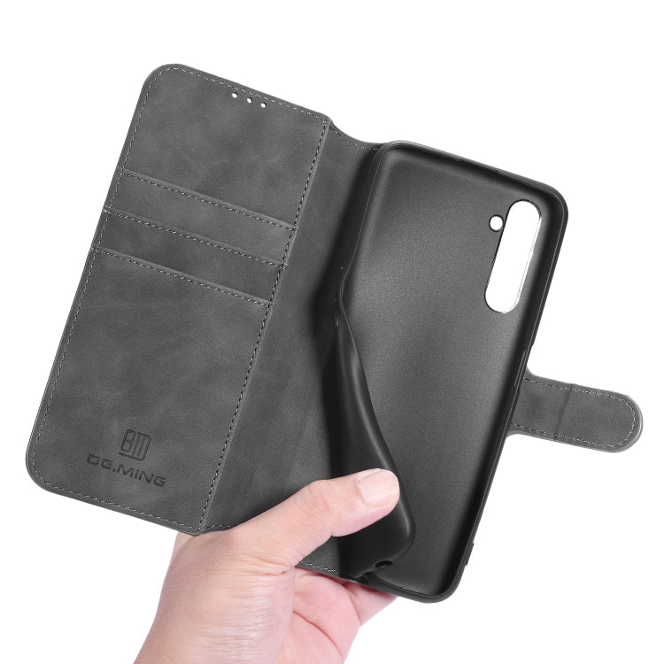 For OPPO Realme 6 Pro DG.MING Retro Oil Side Horizontal Flip Leather Case with Holder & Card Solt & Wallet