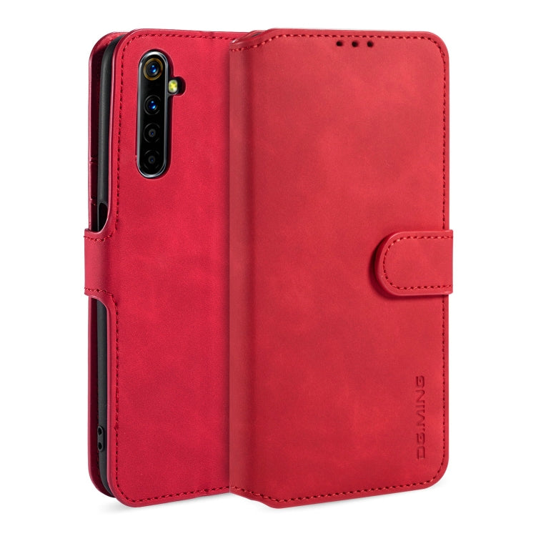 For OPPO Realme 6 Pro DG.MING Retro Oil Side Horizontal Flip Leather Case with Holder & Card Solt & Wallet