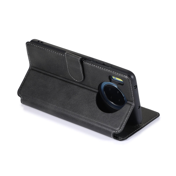 For Huawei Mate 30 Calf Texture Magnetic Buckle Horizontal Flip Leather Case with Holder & Card Slots & Wallet & Photo Frame