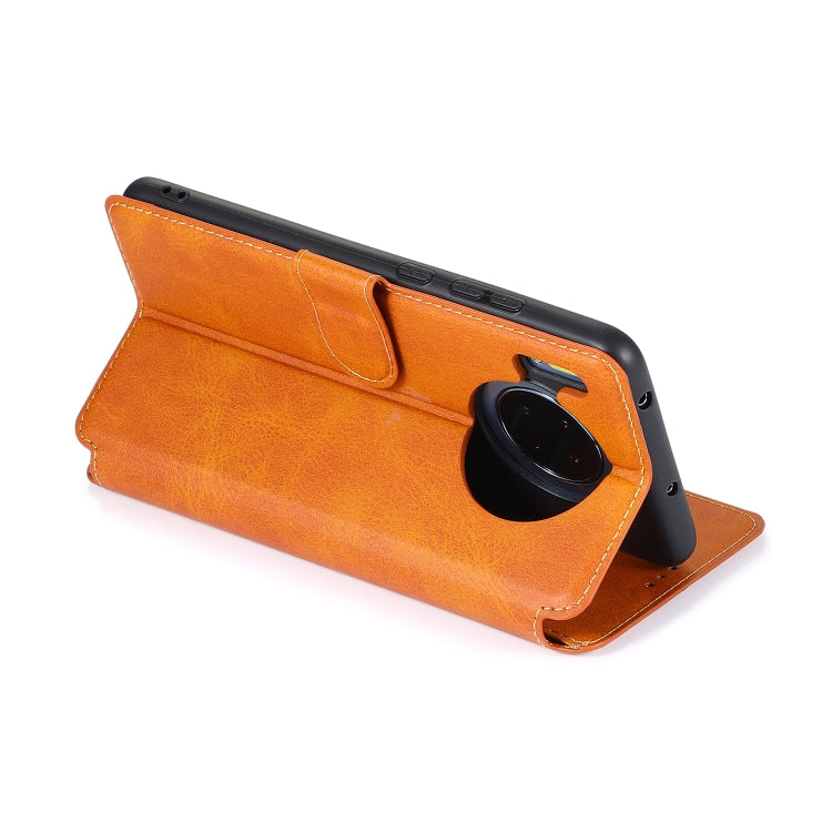 For Huawei Mate 30 Calf Texture Magnetic Buckle Horizontal Flip Leather Case with Holder & Card Slots & Wallet & Photo Frame