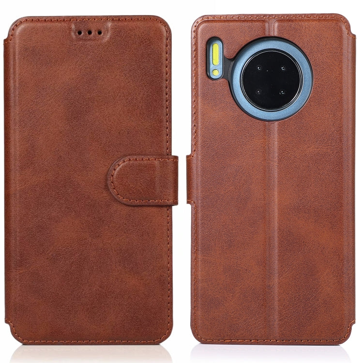 For Huawei Mate 30 Calf Texture Magnetic Buckle Horizontal Flip Leather Case with Holder & Card Slots & Wallet & Photo Frame