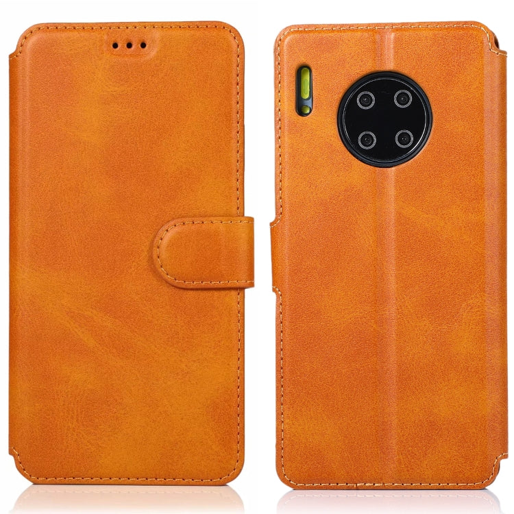 For Huawei Mate 30 Pro Calf Texture Magnetic Buckle Horizontal Flip Leather Case with Holder & Card Slots & Wallet & Photo Frame