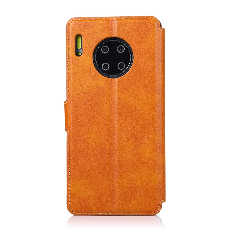 For Huawei Mate 30 Pro Calf Texture Magnetic Buckle Horizontal Flip Leather Case with Holder & Card Slots & Wallet & Photo Frame