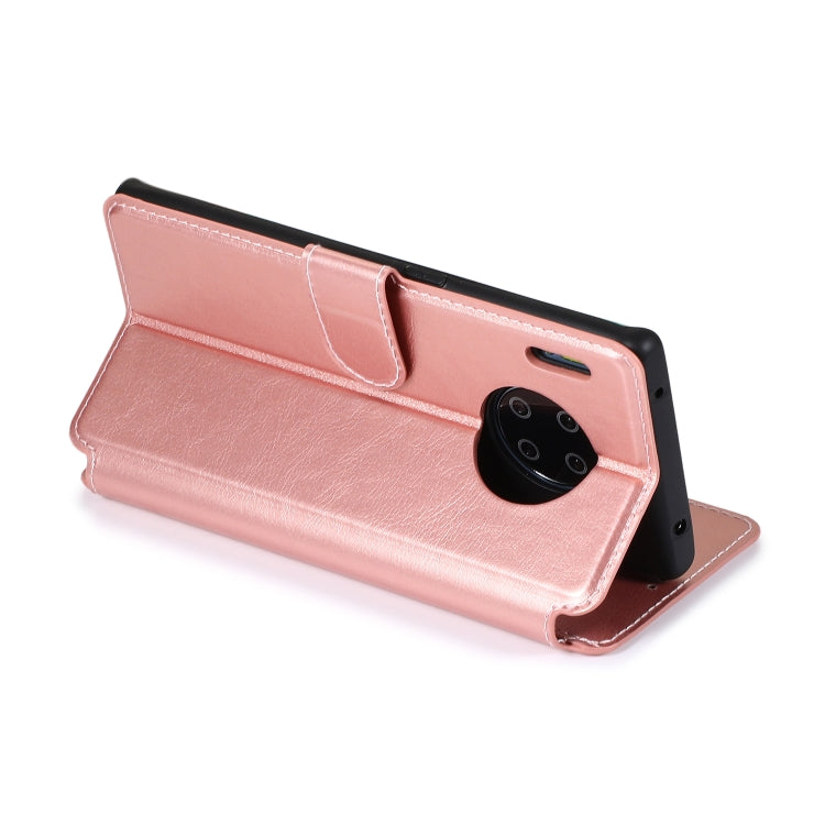 For Huawei Mate 30 Pro Calf Texture Magnetic Buckle Horizontal Flip Leather Case with Holder & Card Slots & Wallet & Photo Frame