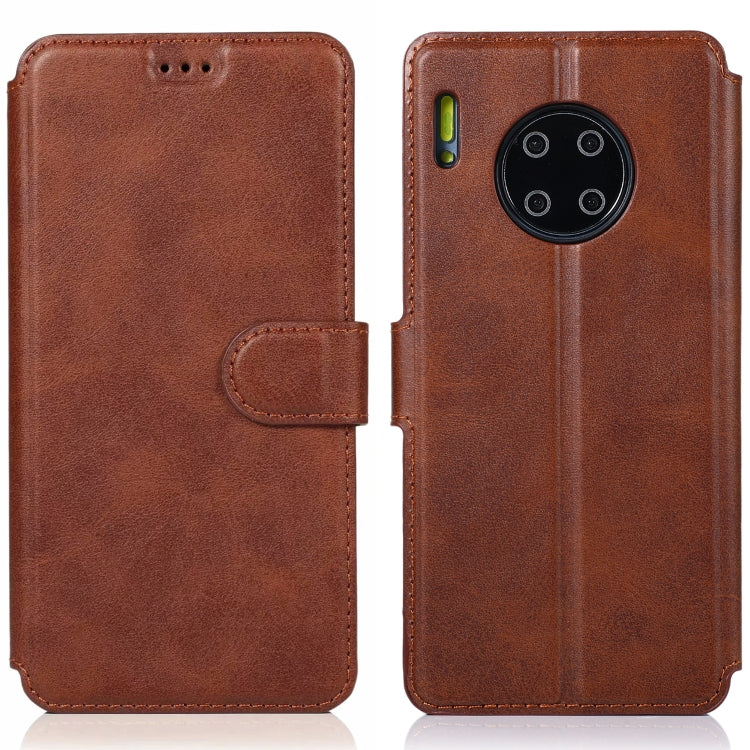 For Huawei Mate 30 Pro Calf Texture Magnetic Buckle Horizontal Flip Leather Case with Holder & Card Slots & Wallet & Photo Frame