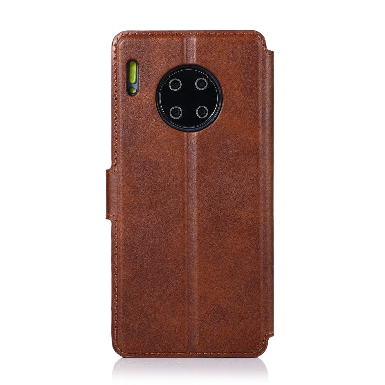 For Huawei Mate 30 Pro Calf Texture Magnetic Buckle Horizontal Flip Leather Case with Holder & Card Slots & Wallet & Photo Frame