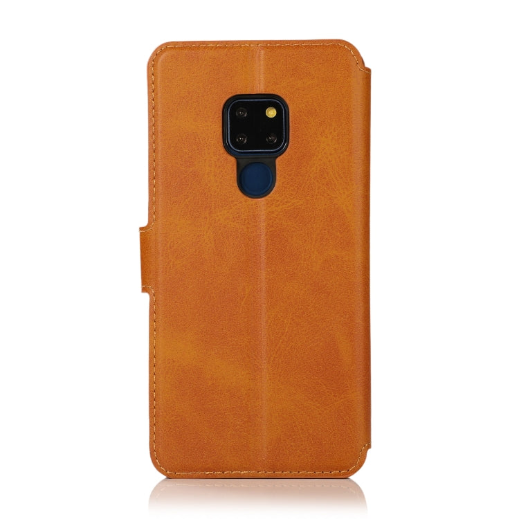 For Huawei Mate 20 Calf Texture Magnetic Buckle Horizontal Flip Leather Case with Holder & Card Slots & Wallet & Photo Frame
