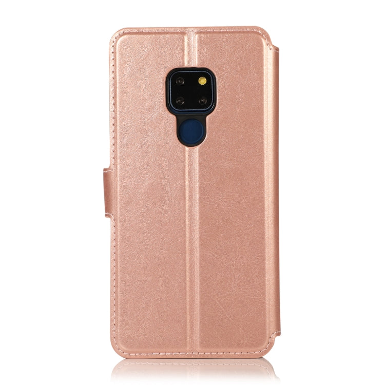 For Huawei Mate 20 Calf Texture Magnetic Buckle Horizontal Flip Leather Case with Holder & Card Slots & Wallet & Photo Frame
