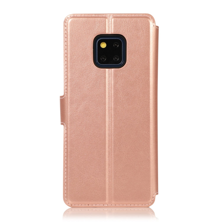 For Huawei Mate 20 Pro Calf Texture Magnetic Buckle Horizontal Flip Leather Case with Holder & Card Slots & Wallet & Photo Frame