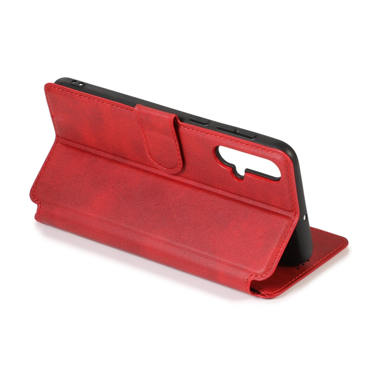 For Huawei Nova 5 Calf Texture Magnetic Buckle Horizontal Flip Leather Case with Holder & Card Slots & Wallet & Photo Frame