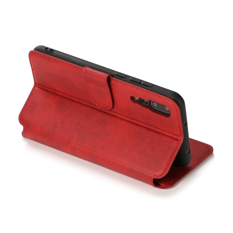 For Huawei P20 Pro Calf Texture Magnetic Buckle Horizontal Flip Leather Case with Holder & Card Slots & Wallet & Photo Frame