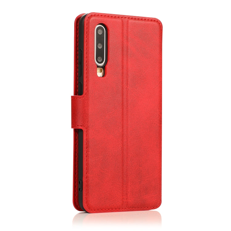 For Huawei P30 Calf Texture Magnetic Buckle Horizontal Flip Leather Case with Holder & Card Slots & Wallet & Photo Frame