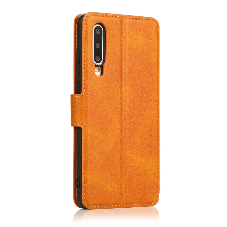 For Huawei P30 Calf Texture Magnetic Buckle Horizontal Flip Leather Case with Holder & Card Slots & Wallet & Photo Frame