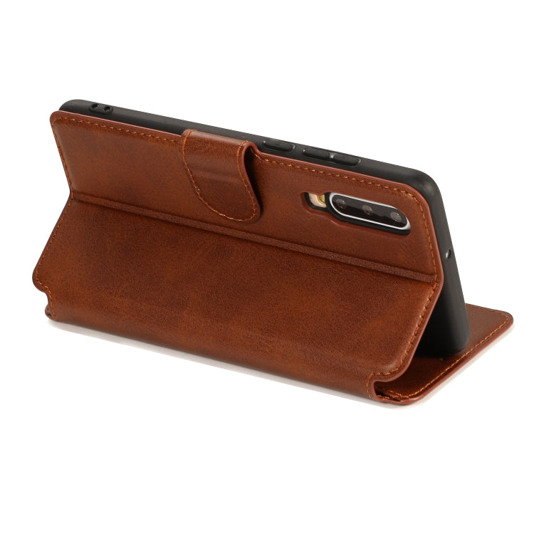 For Huawei P30 Calf Texture Magnetic Buckle Horizontal Flip Leather Case with Holder & Card Slots & Wallet & Photo Frame