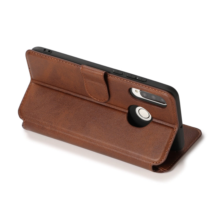 For Huawei P30 Lite Calf Texture Magnetic Buckle Horizontal Flip Leather Case with Holder & Card Slots & Wallet & Photo Frame