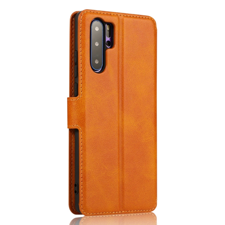 For Huawei P30 Pro Calf Texture Magnetic Buckle Horizontal Flip Leather Case with Holder & Card Slots & Wallet & Photo Frame