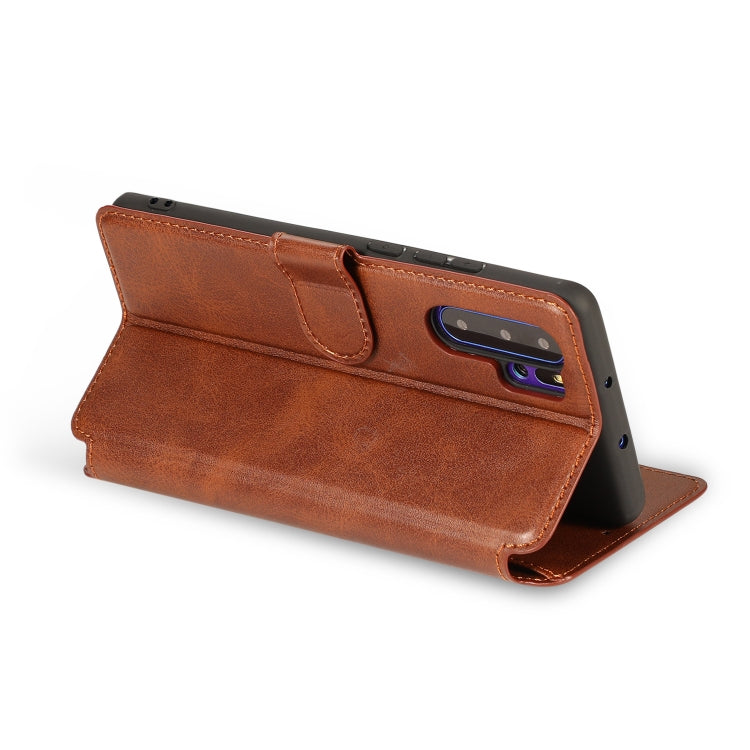 For Huawei P30 Pro Calf Texture Magnetic Buckle Horizontal Flip Leather Case with Holder & Card Slots & Wallet & Photo Frame