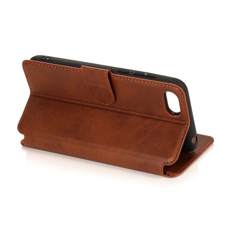 For Huawei Y5 2018 Calf Texture Magnetic Buckle Horizontal Flip Leather Case with Holder & Card Slots & Wallet & Photo Frame