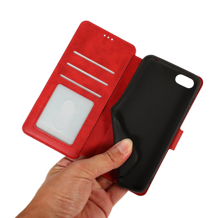 For Huawei Y5 2018 Calf Texture Magnetic Buckle Horizontal Flip Leather Case with Holder & Card Slots & Wallet & Photo Frame