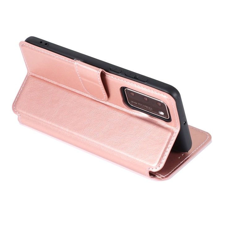 For Huawei P40 Calf Texture Magnetic Buckle Horizontal Flip Leather Case with Holder & Card Slots & Wallet & Photo Frame