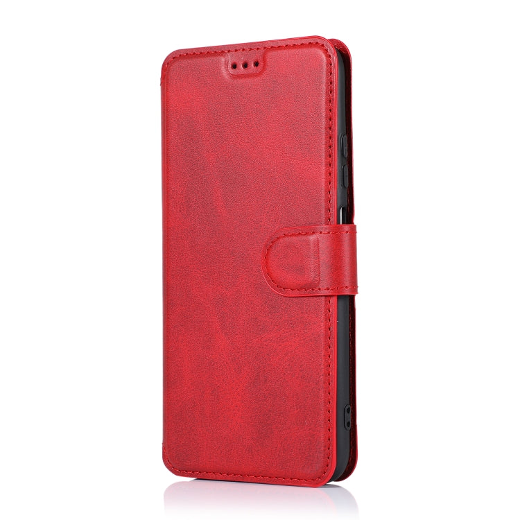 For Huawei P40 Lite Calf Texture Magnetic Buckle Horizontal Flip Leather Case with Holder & Card Slots & Wallet & Photo Frame